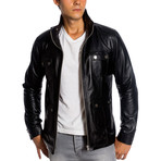 Montel Leather Jacket // Black (4XL)