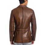 Houston Leather Jacket // Antique (2XL)