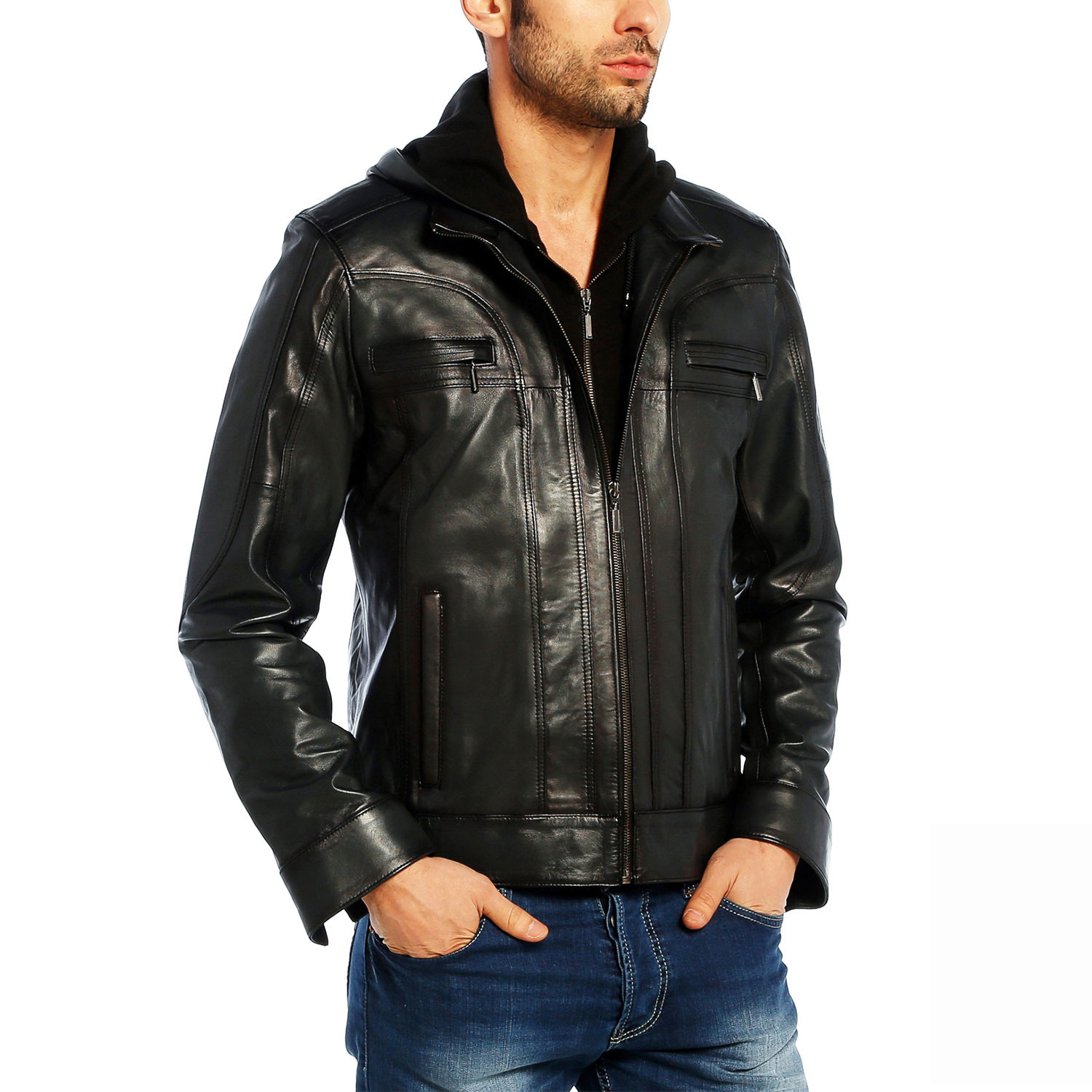 Morgan Leather Jacket // Black (M) - Vivamood - Touch of Modern