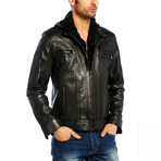 Morgan Leather Jacket // Black (M)