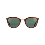 Prada // Women's Sunglasses // Striped Light Brown + Green
