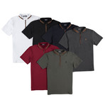 Pack of 6 // Zipper T-Shirts // Assorted (Small)