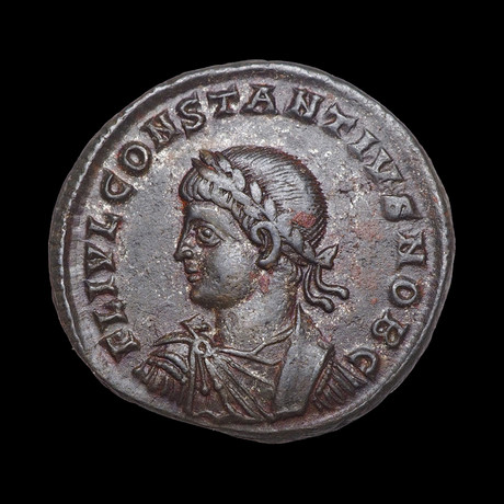 Extremely Fine Roman Coin of Constantius II // Struck 326-327 AD