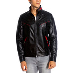 Andrew Leather Jacket // Black (3XL)