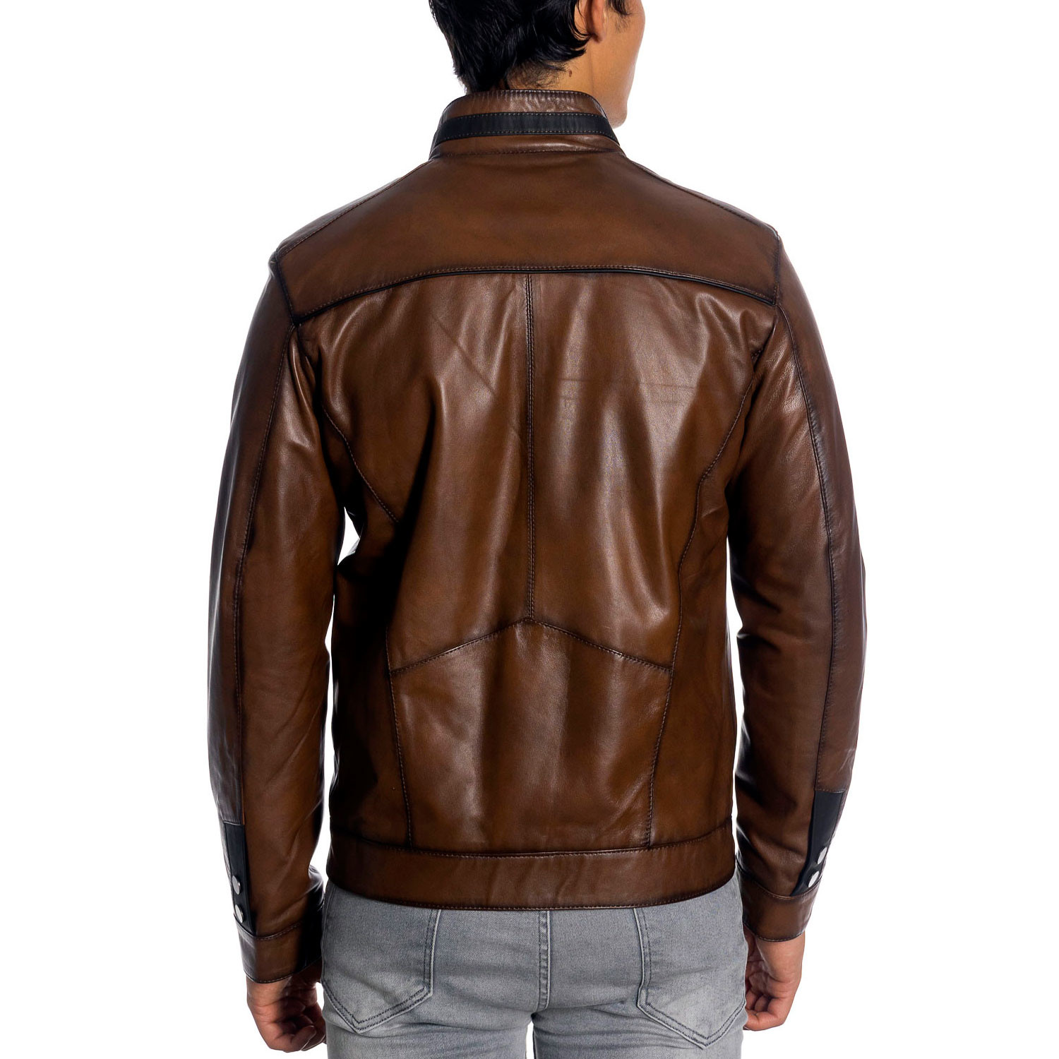 Andrew Leather Jacket // Antique (4XL) - YASEMEN DIŞ TİCARET LTD. ŞTİ ...