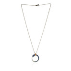 Damiani Eden 18k Two-Tone Gold Diamond + Sapphire Snake Necklace // Store Display