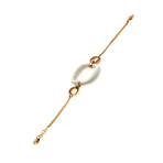 Damiani D Lace 18k Rose Gold Diamond Accent + Agate Bracelet // Store Display