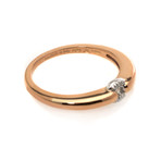 Damiani 18k Two-Tone Gold Diamond Ring I // Ring Size: 7.25 // Store Display