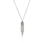 Damiani 18k White Gold Diamond Pendant Necklace // Store Display