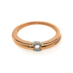 Damiani 18k Two-Tone Gold Diamond Ring I // Ring Size: 7.25 // Store Display
