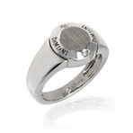 Damiani 18k White Gold Diamond Ring // Ring Size: 9.25 // Store Display