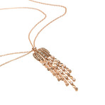 Damiani 18k Rose Gold Diamond Pendant Necklace // Store Display