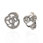 Damiani 18k Two-Tone Gold Diamond Earrings II // Store Display