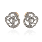 Damiani 18k Two-Tone Gold Diamond Earrings II // Store Display