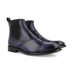 Cambol Leather Chelsea Boots // Navy (Euro: 41)