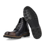 Carmona Boots // Navy + Brown (Euro: 42)