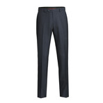 Super 140"s 2-Piece Slim Front Suit + Flat Front Pant // Navy Shadow Plaid (US: 36S)