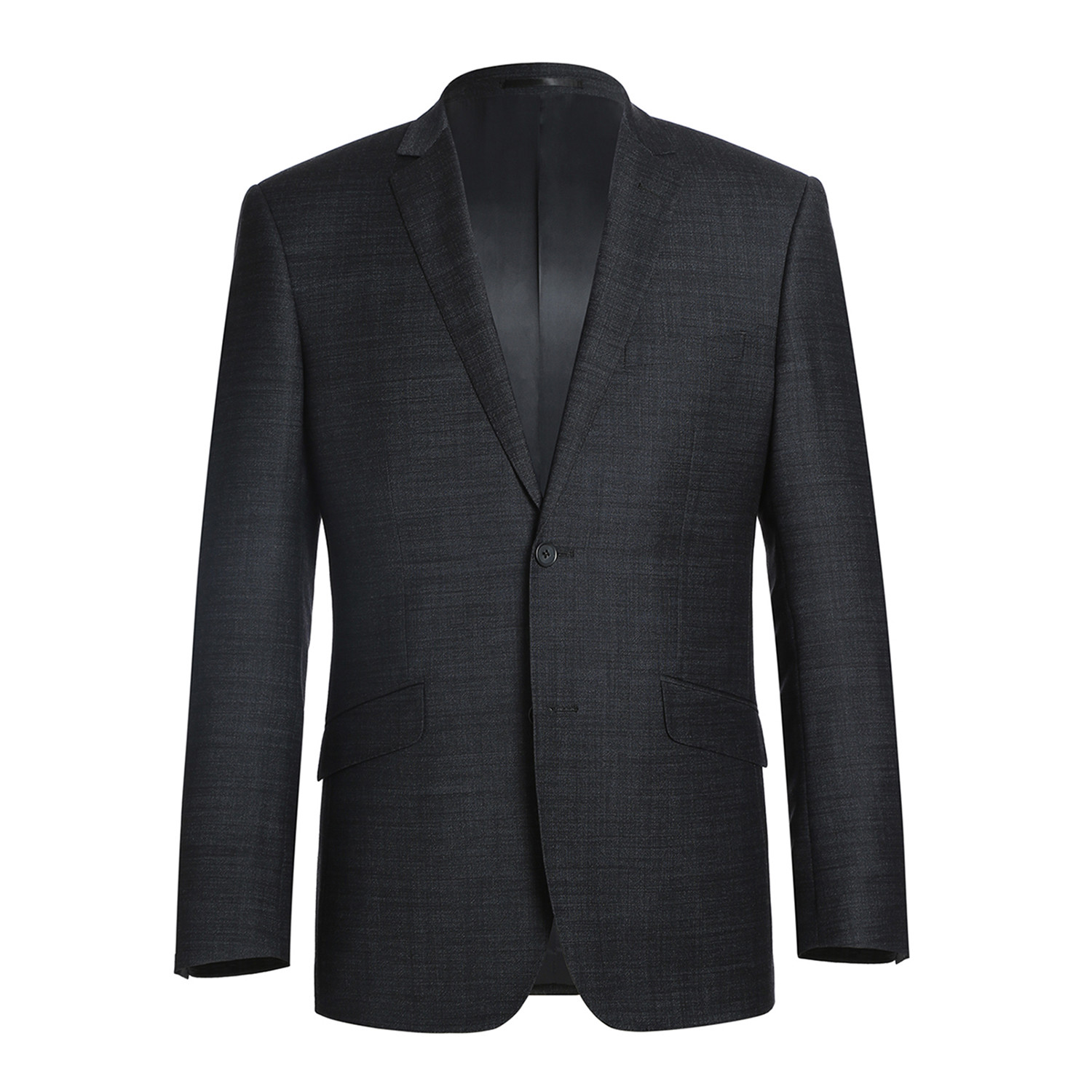 2-Piece Slim Front Suit + Flat Front Pant // Charcoal (US: 44L ...