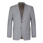 Super 140's Wool Slim Fit 2-Piece Pick Stitch Suit // Gray (US: 40S)