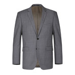 Super 140's Wool Classic Fit 2-Piece Pick Stitch Suit // Coal (US: 38R)