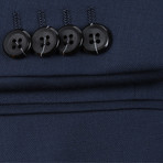 Super 140's Wool Slim Fit 2-Piece Pick Stitch Suit // Navy (US: 38S)