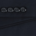 Super 140's Wool Classic Fit 2-Piece Pick Stitch Suit // Midnight (US: 34S)