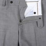 Super 140's Wool Classic Fit 2-Piece Pick Stitch Suit // Gray (US: 38L)