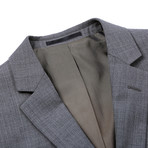 Super 140's Wool Classic Fit 2-Piece Pick Stitch Suit // Coal (US: 34R)