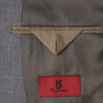 Super 140's Wool Classic Fit 2-Piece Pick Stitch Suit // Coal (US: 36S)