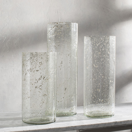 Mist Decorative Vases // Set of 3 // Clear