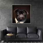 Limited Edition Renaissance Dog Giclee // Pink (Small)