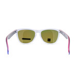 Men's Frogskins OO9013 Sunglasses // Pink Blue Fade + Silver