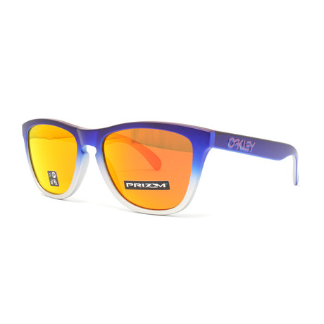 Men's Frogskins OO9013 Sunglasses // Pink Blue Fade + Silver