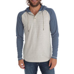 Jude Hooded Pullover // Lake Blue (L)