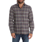 Henry Flannel Shirt // Navy (XL)