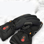 Heated Regular Waterproof Gloves // Black (X-Small)
