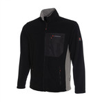 Micro Fleece Jacket // Black + Gray (M)