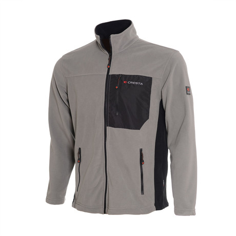 Micro Fleece Jacket // Gray + Black (XS)