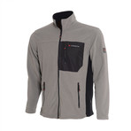 Micro Fleece Jacket // Gray + Black (L)