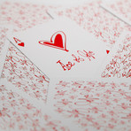 Love Me Playing Cards // Set of 2