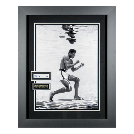 Muhammad Ali Underwater // Signed