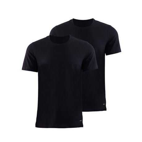 Basic T-Shirt // Black // Pack of 2 (XS)