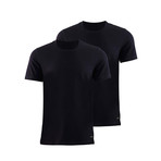 Basic T-Shirt // Black // Pack of 2 (S)