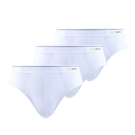 Basic Briefs // White // Pack of 3 (XS)
