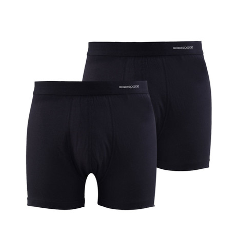 Jersey Boxers // Black // Pack of 2 (XS)