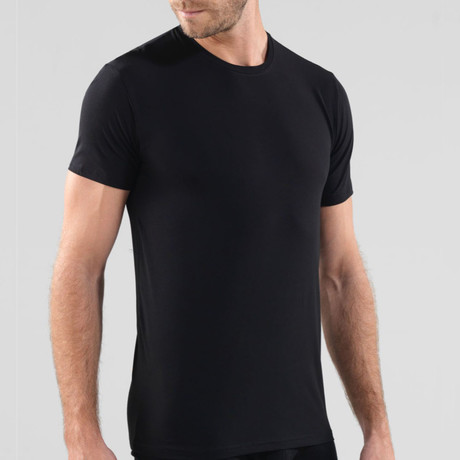 Crewneck T-Shirt // Black (XS)