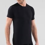 Crewneck T-Shirt // Black (M)