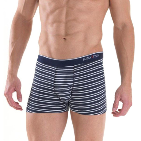Stripe Boxers // Navy // Pack of 2 (XS)