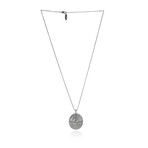 Piero Milano 18k White Gold Diamond Necklace // Store Display