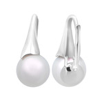 Assael 18k White Gold South Sea Pearl Earrings // Store Display